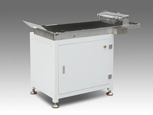 Distribuição em pilhas com correias transportadoras